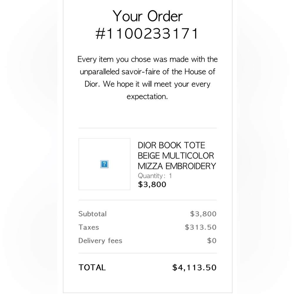 DIOR BOOK TOTE
BEIGE MULTICOLOR MIZZA EMBROIDERY- Large - Picture 4 of 9